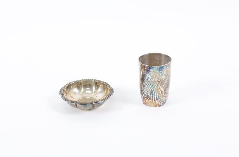 Taufbecher, 1 kl. Konfektschälchen