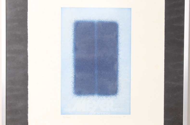 Farblithographie 'Flächenraum'