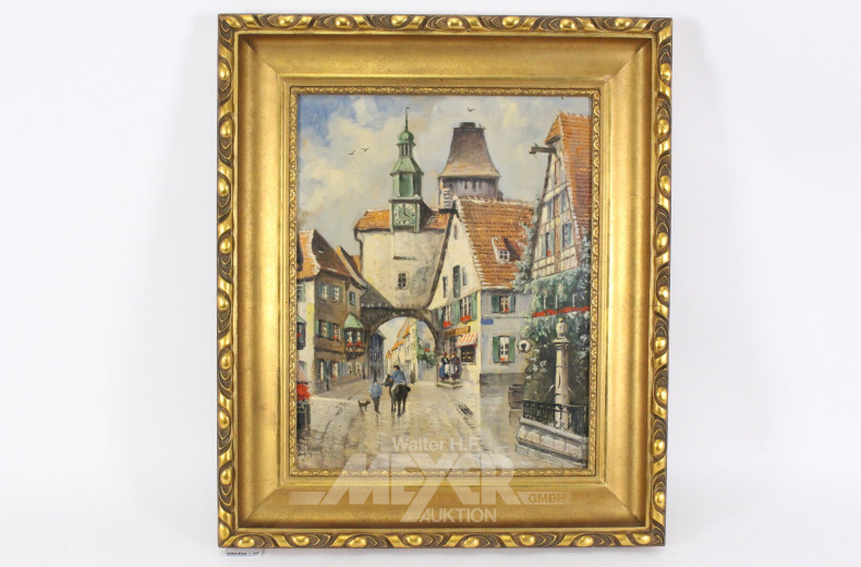 Gemälde "Rothenburg ob der Tauber"