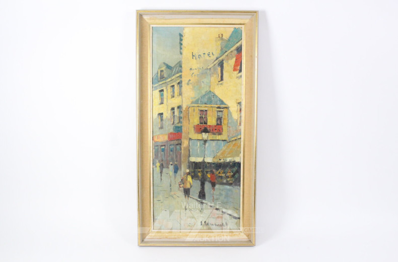 Gemälde "Straßenszene"