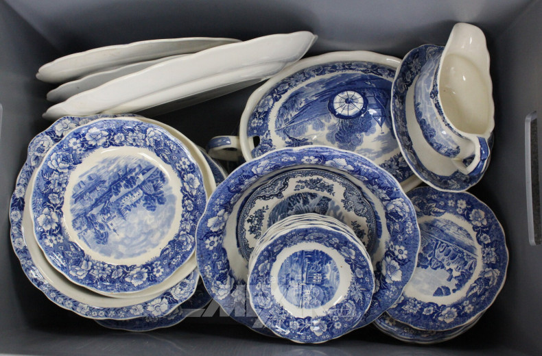 Gr. Posten engl. Geschirrteile