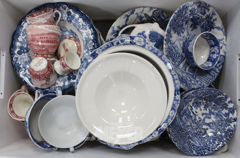 Gr. Posten engl. Geschirrteile