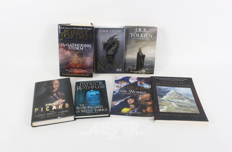 7 Bücher u. Romane "Fantasy"