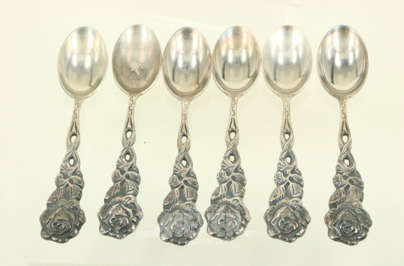 Konvolut mit versilberten Besteckteilen