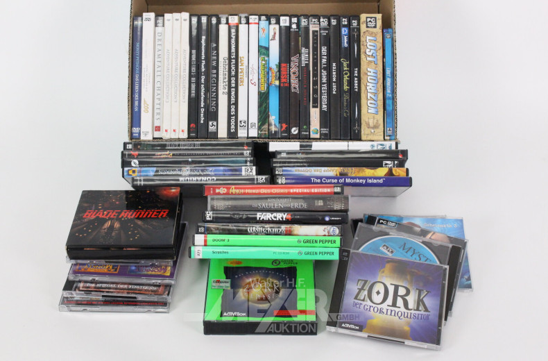 Posten versch. Computer-Spiele