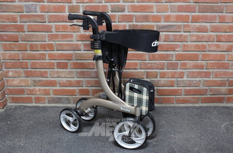 Rollator, champagnerfarben