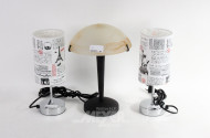 3 versch. Tischlampen