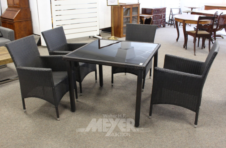 Gartensitzgruppe, 8 teilig