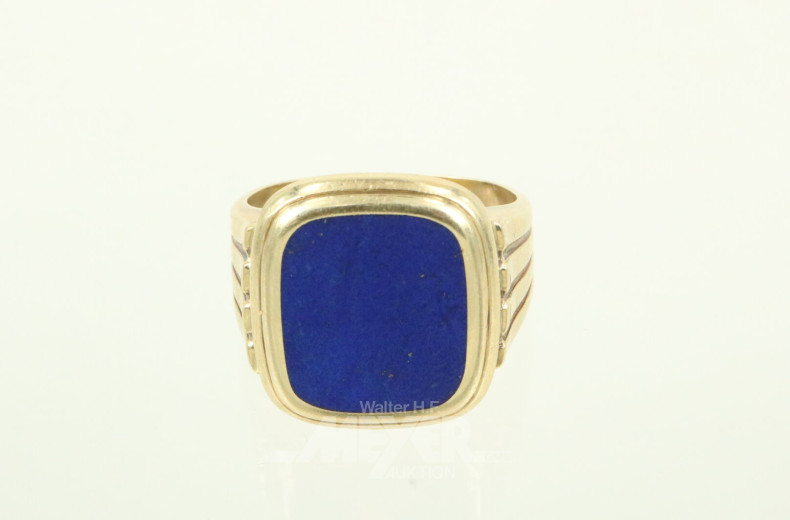 Herrenring mit Lapislazuli