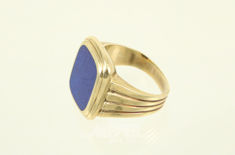 Herrenring mit Lapislazuli