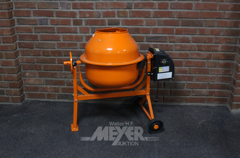 kl. Betonmischer 63L orange