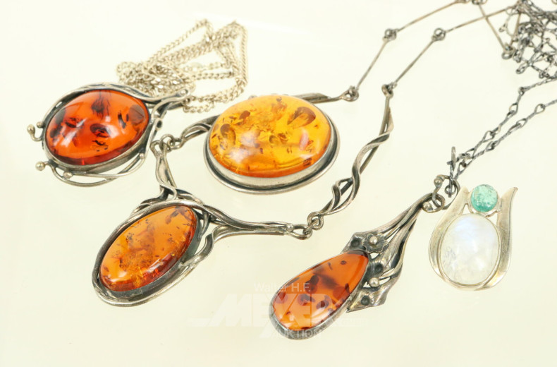 Posten Silberschmuck in 800er bis 925er Silber