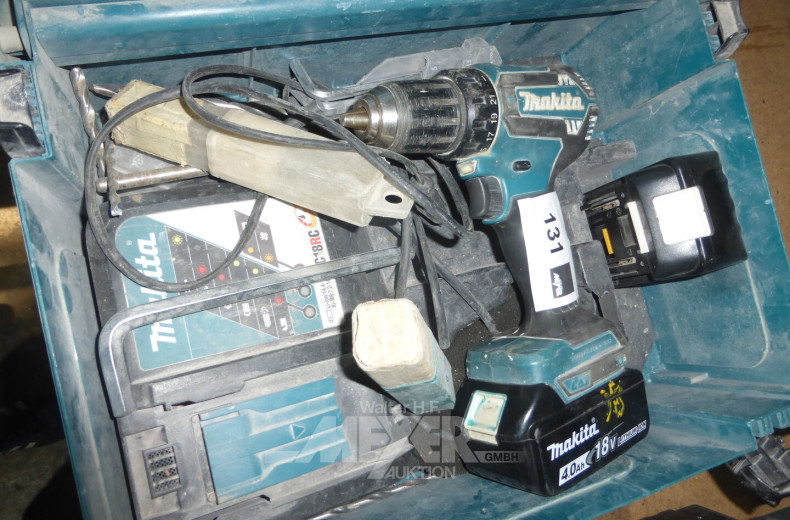 Akkuschrauber mit Wechselakku und Ladegerät