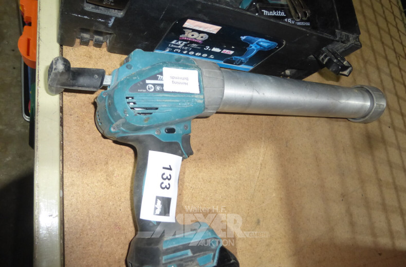 Akku- Kartuschenpresse mit 18V-Akku