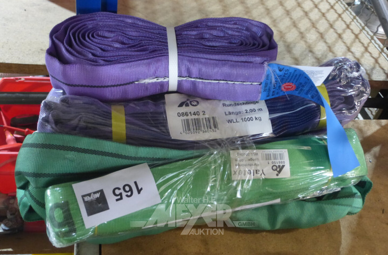 Posten Kran-/ Hebegurte, Rundschlingen