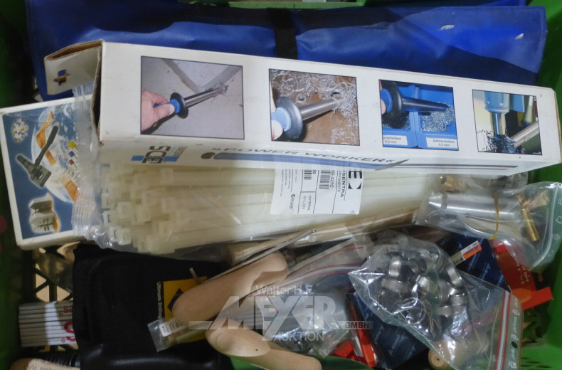 Posten div. Werkzeug und Verbrauchsmaterialien