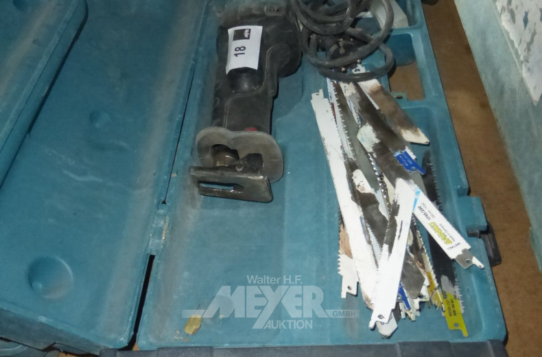 Elektro Tiger-/Säbelsäge mit Zubehör