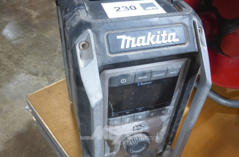 Baustellenradio, mit Akku