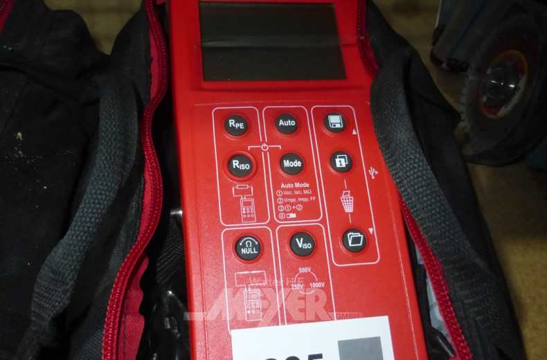 Isolations-Testgerät mit Nylontasche und Zubehör