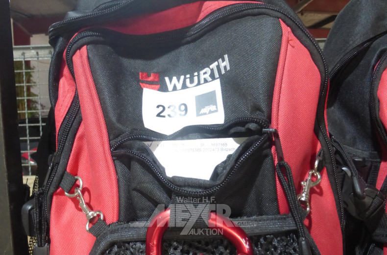 Fallschutzgeschirr im Rucksack, neuwertig