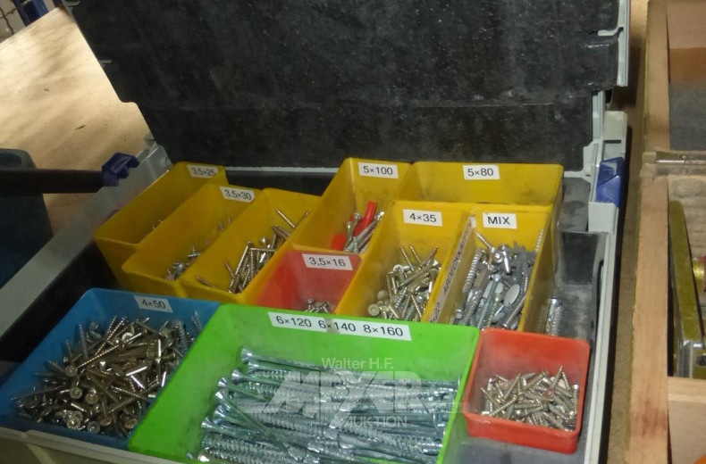 2 Sortimentkästen mit Inhalt: DIN-Norm Verbindungstechnik