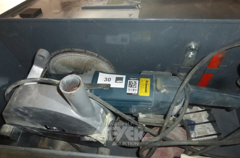 Mauerschlitzfräse / Trennschleifer im Koffer