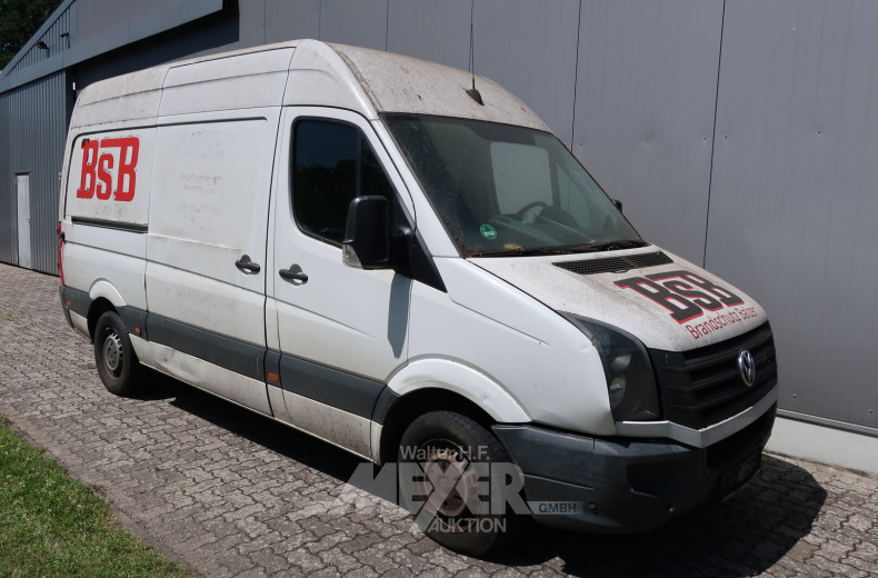 Volkswagen Crafter, weiß, teilfoliert