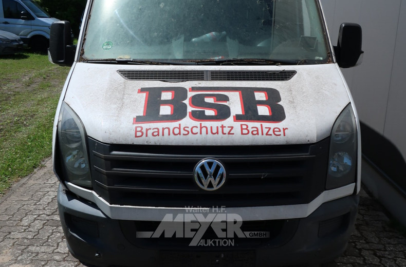 Volkswagen Crafter, weiß, teilfoliert