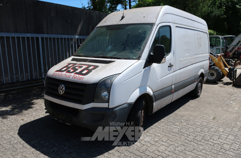 Volkswagen Crafter, weiß, teilfoliert