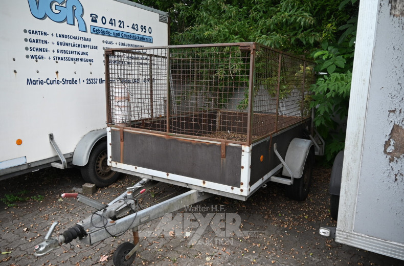 SDAH-Anhänger BARTHAU, offen mit Gitterumrandung