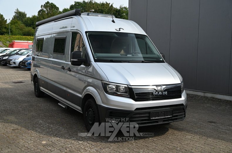 Wohnmobil MAN TGE Mega Mobil Vario 680, silber
