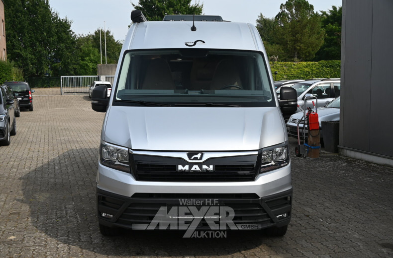 Wohnmobil MAN TGE Mega Mobil Vario 680, silber