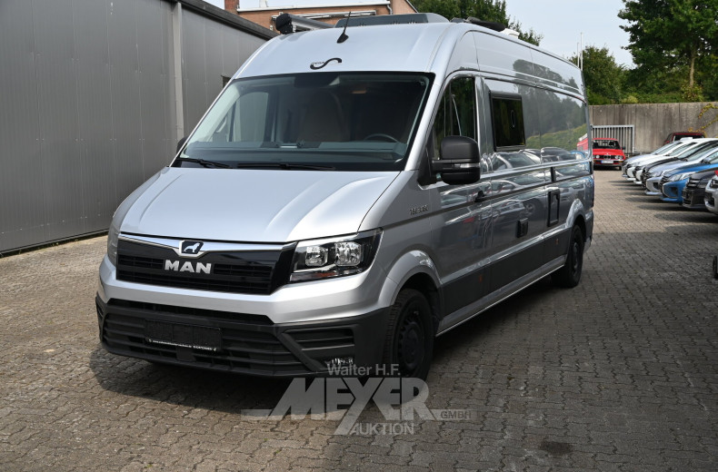 Wohnmobil MAN TGE Mega Mobil Vario 680, silber