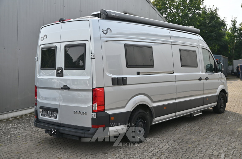 Wohnmobil MAN TGE Mega Mobil Vario 680, silber