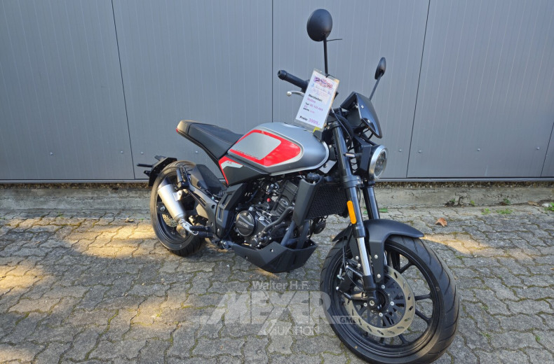 Motorrad Motobi DL125 Cafe Racer, silver