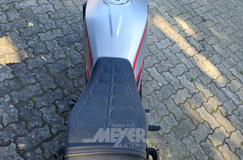 Motorrad Motobi DL125 Cafe Racer, silver