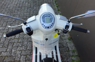 Motorroller PEUGEOT Django Classic 125 ABS, weiß rot