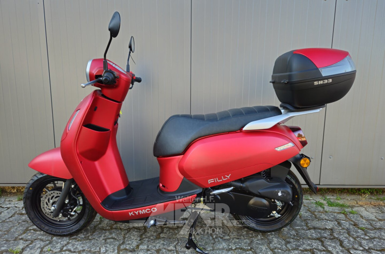 Motorroller KYMCO Filli 50i E5, flat red