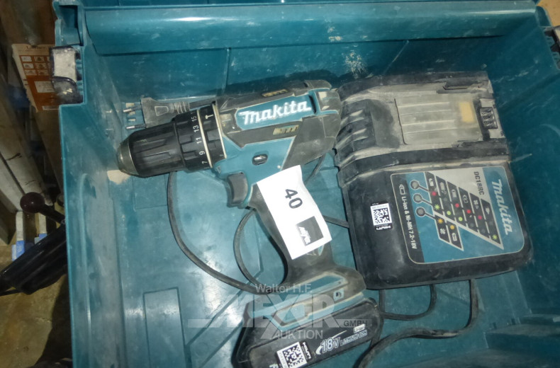 Akkuschrauber, mit Ladegerät und Akku