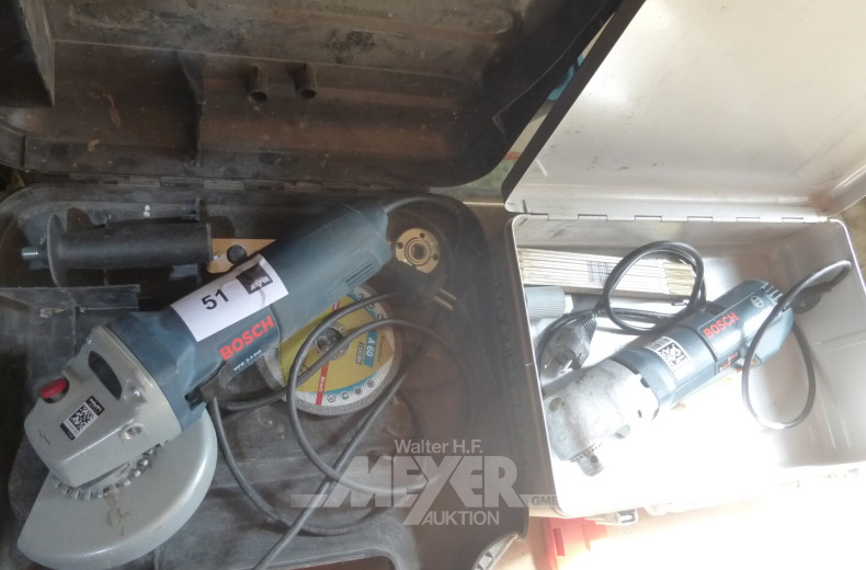 Winkelschleifmaschine und 1 Winkelschrauber