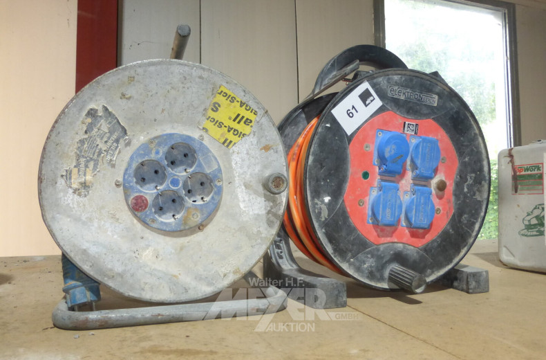 2 div. Kabeltrommeln