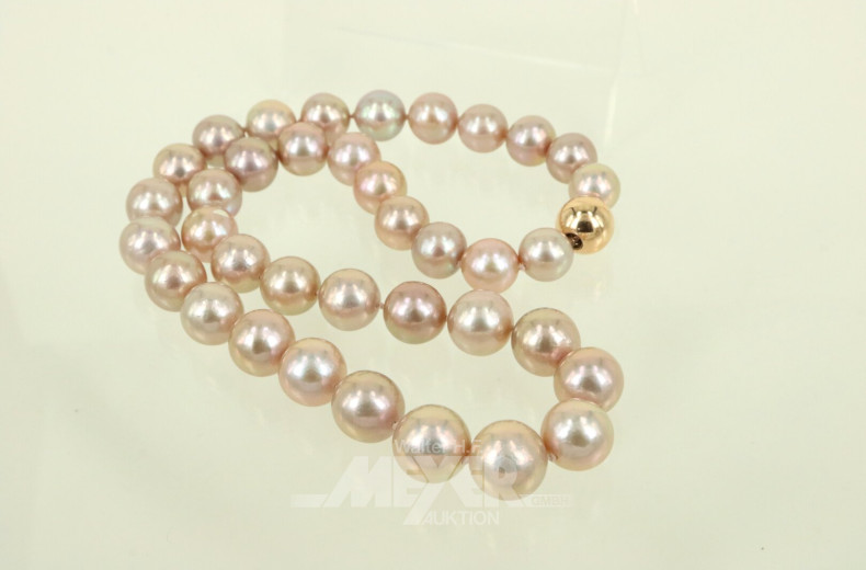 Lalvani Edison rosafarbene Süßwasserperlenkette