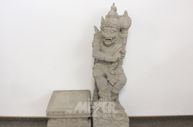 gr. balin. Steinfigur "Krieger"