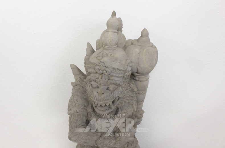 gr. balin. Steinfigur "Krieger"