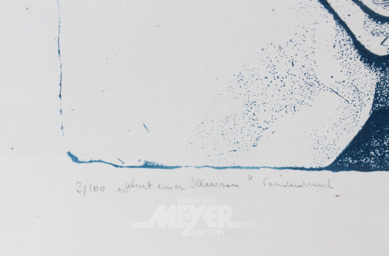 Litographie "Abstrakte Darstellung"