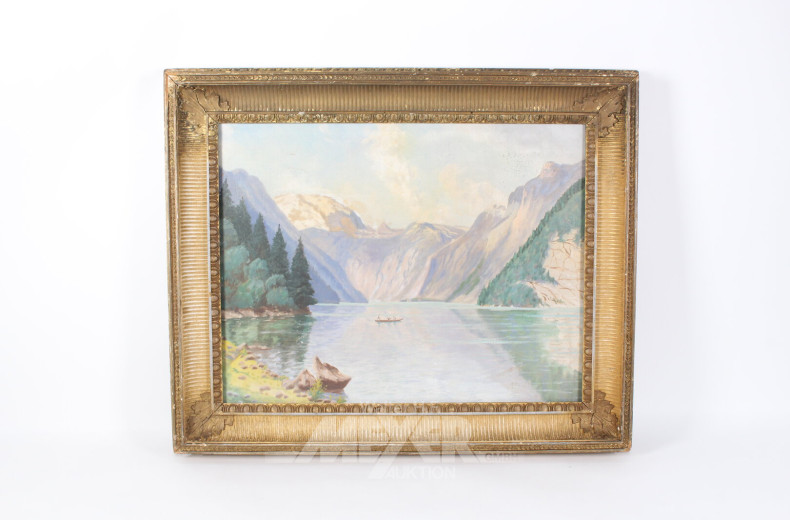 Gemälde "Gebirgssee"