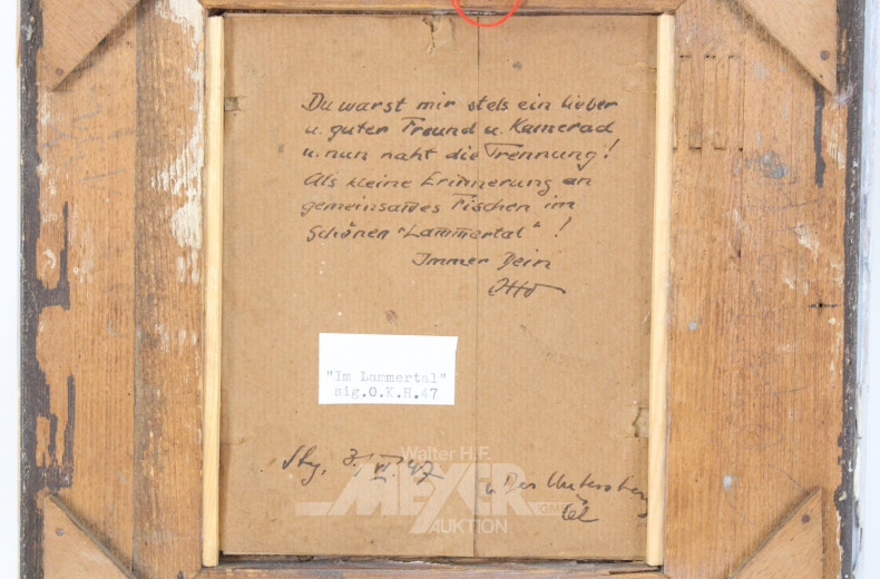 Gemälde 'Im Lammertal'