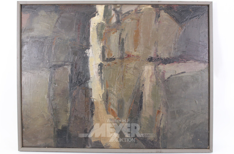 2 Gemälde 'Steinbruch' und 'Frauenakt'