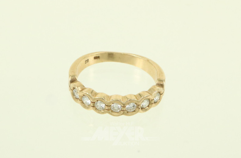 Bandring mit 7 Diamantimitationen