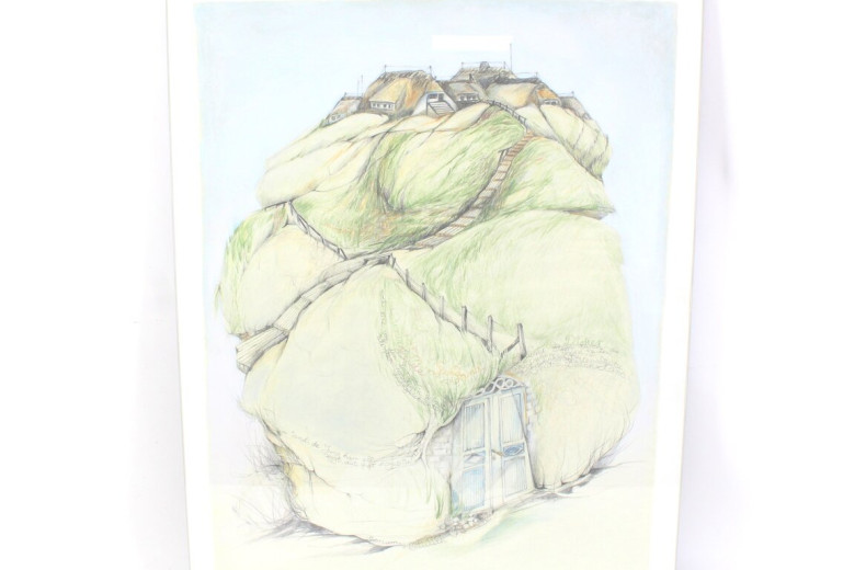 Kolorierte Zeichnung "Morsum"